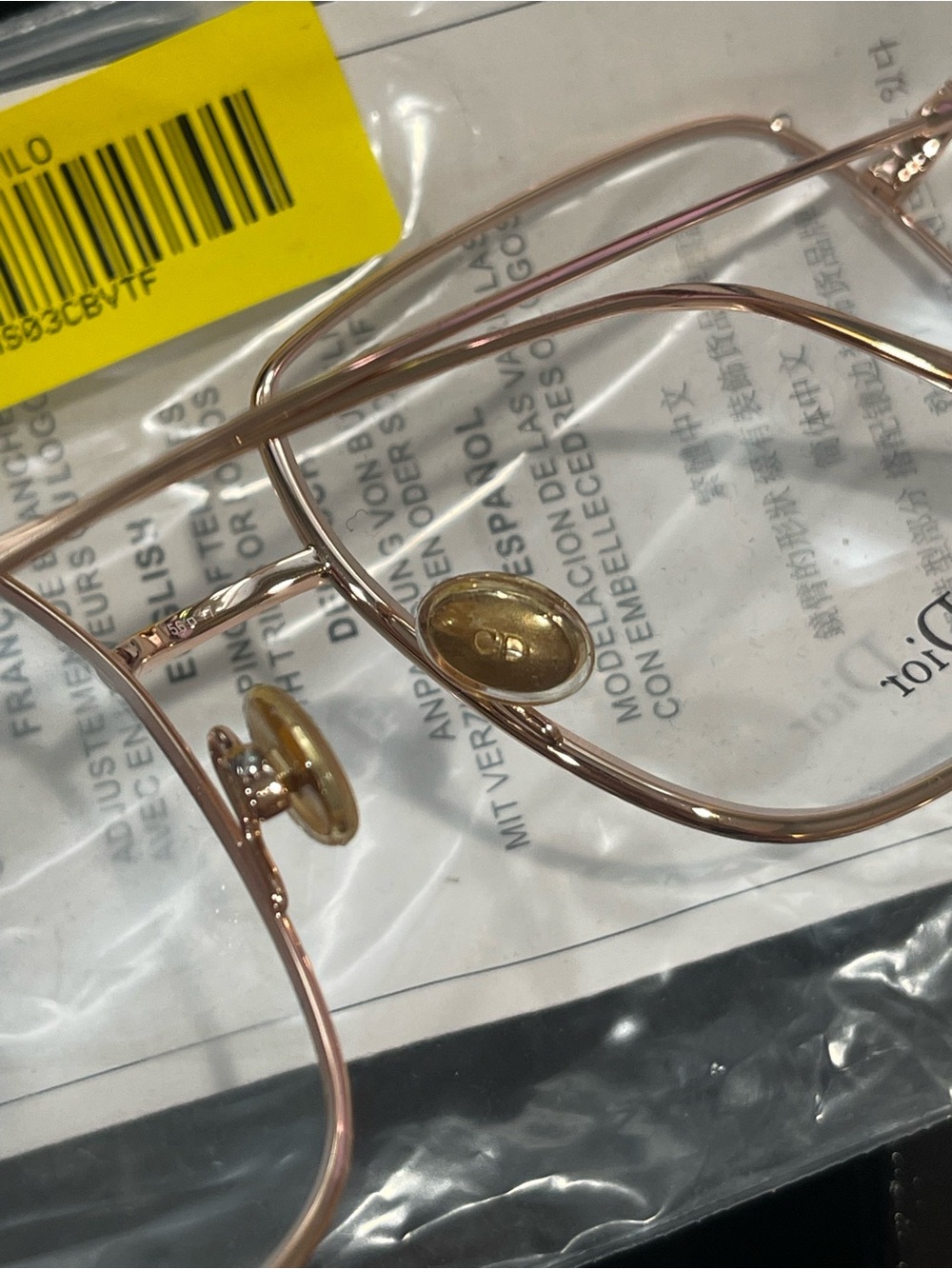 Christian Dior Eyeglasses DDB 56-17-145 - Picture 4 of 6